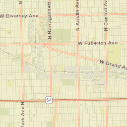 Belmont Cragin Street Map