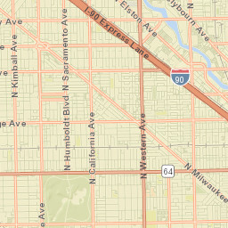 2974 North Riverwalk Drive Chicago IL Street Map