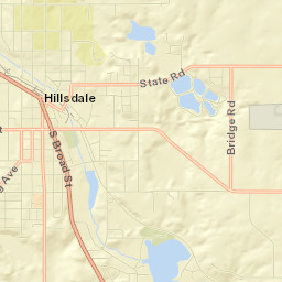 Hillsdale Street Map