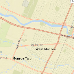 West Monroe Street Map