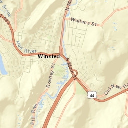 Winsted Street Map
