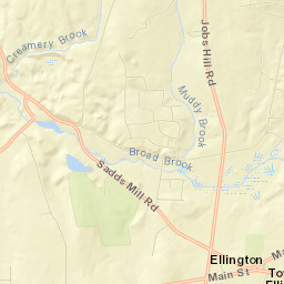 Ellington Street Map