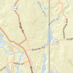 Valley Falls Street Map