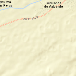 Santa María de Valverde Street Map