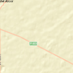 Santa Cecilia del Alcor Street Map