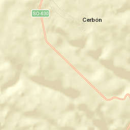 Cerbón Street Map