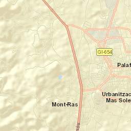 Palafrugell Street Map