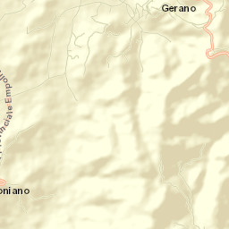 Gerano Street Map