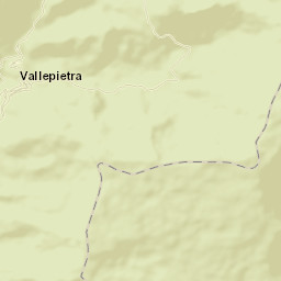 Vallepietra Street Map
