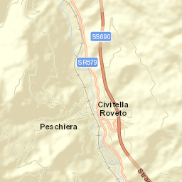 Civitella Roveto Street Map