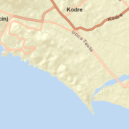 Ulcinj Street Map