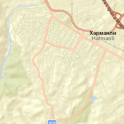 Harmanli Street Map