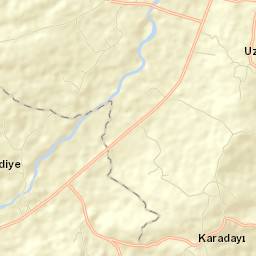 Merkez Street Map