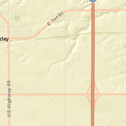 Huxley Street Map