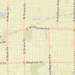 Villa Park Street Map