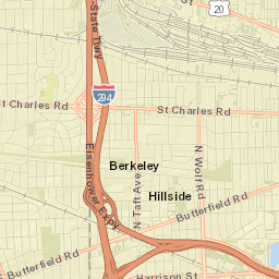 Berkeley Street Map