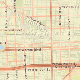 West Town Street Map