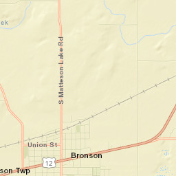 Bronson Street Map