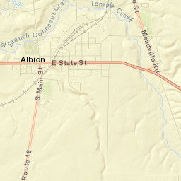Albion Street Map