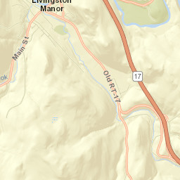 Livingston Manor Street Map
