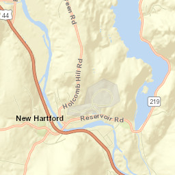 New Hartford Center Street Map