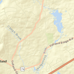 Tolland Street Map