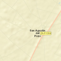San Agustín del Pozo Street Map