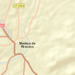Medina de Ríoseco Street Map