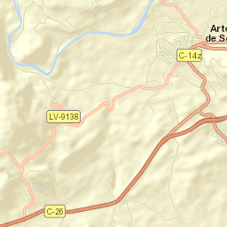 Artesa de Segre Street Map