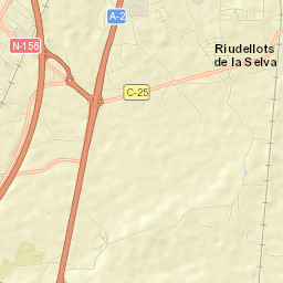 Riudellots de la Selva Street Map