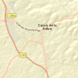 Cassà de la Selva Street Map