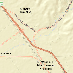 Maccarese Street Map