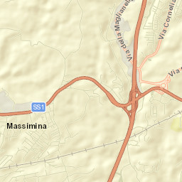 La Massimina-Casal Lumbroso Street Map