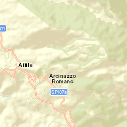 Affile Street Map