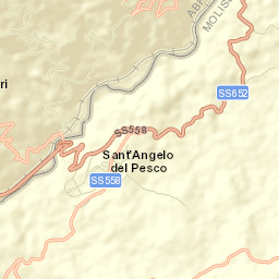 Sant'Angelo del Pesco Street Map