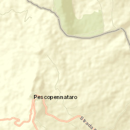 Pescopennataro Street Map
