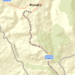 Rosello Street Map