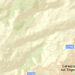 Celenza sul Trigno Street Map
