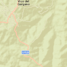 Vico del Gargano Street Map