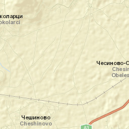 Češinovo Street Map