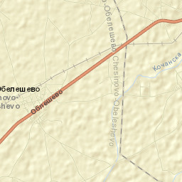 Oblesevo Street Map