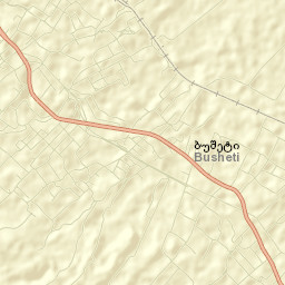 Tsinandali Street Map
