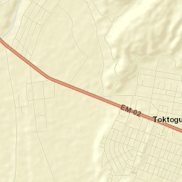 Toktogul Street Map
