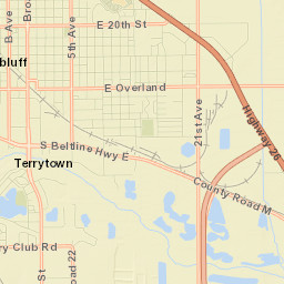 Terrytown Street Map