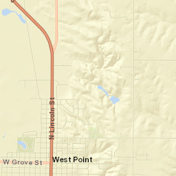 West Point Street Map