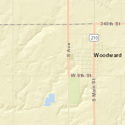 Woodward Street Map