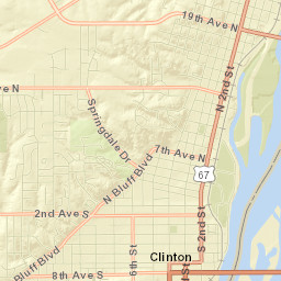 414-498 South 2nd Street, Clinton, IA Street Map