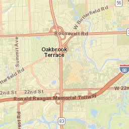 Oakbrook Terrace Street Map