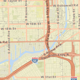 Lower West Side Street Map