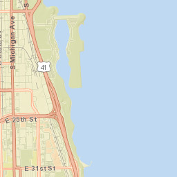 Near South Side Street Map